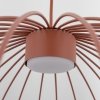 Lampa wisząca kolor ceglany ażurowa druciana okrągła minimalistyczna loftowa uniwersalna klasyczna SPHERA M 11305 TK-LIGHTING